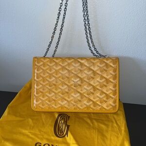 COPY - •GOYARD Alexandre III Bag Yellow Goyardine Palladium Hardware💛